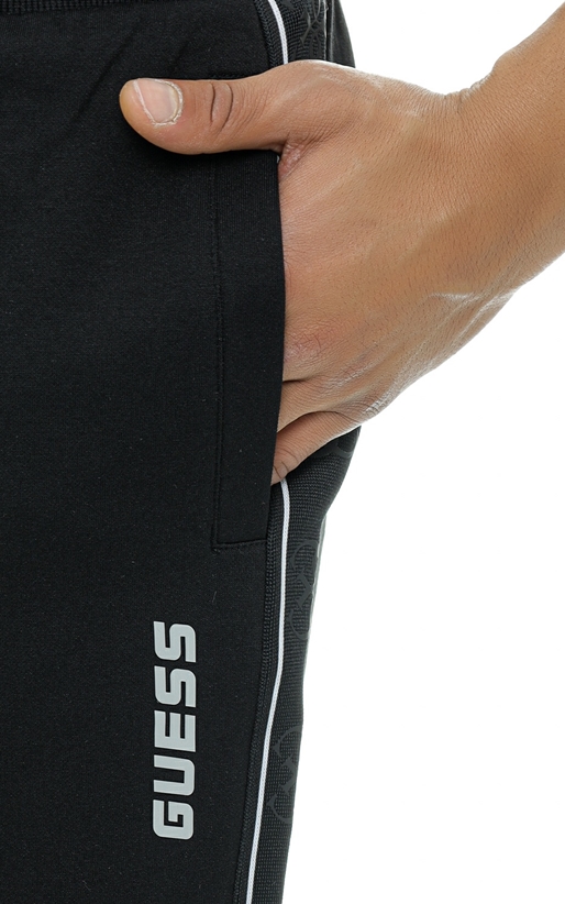 Guess-Pantaloni sport cu logo